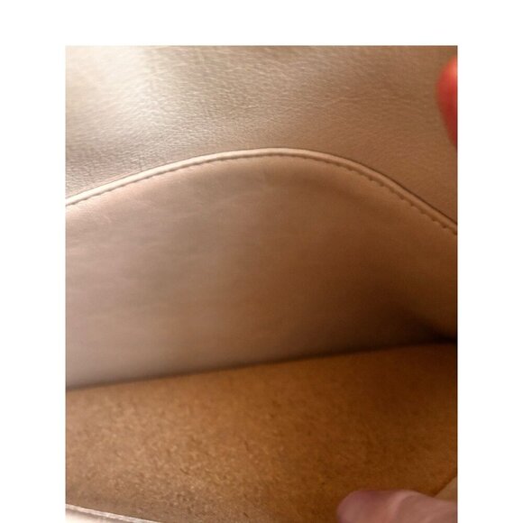 Coach VINTAGE Fletcher Crossbody #4150 Leather Flap Bag shoulder/ Handbag Ivory - Picture 8 of 11